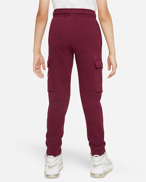 Pantalon Cargo Nike Enfant - Bordeaux - FootKorner Testing