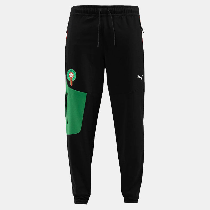 FootKorner TestingPantalon de survêtement Maroc 2024 Pumatech - Noir/Vert