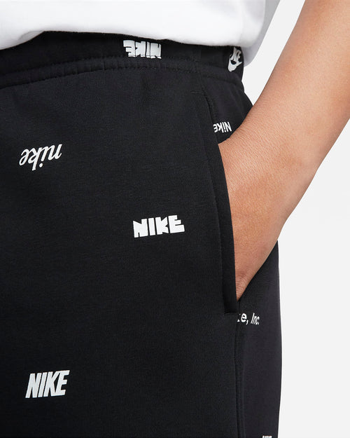 Pantalon Jogging Nike Club Fleece - Noir/Blanc - FootKorner Testing