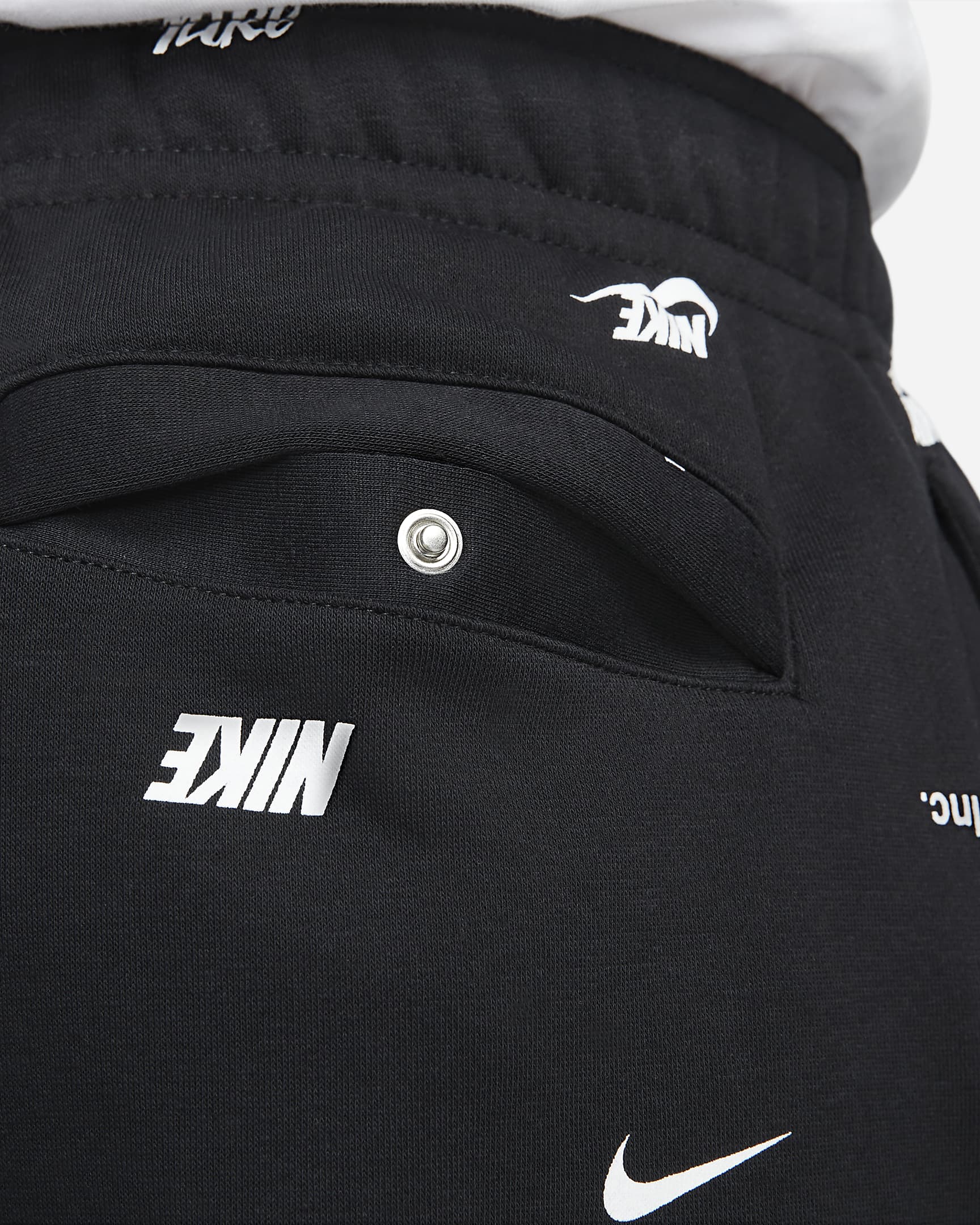 FootKorner TestingPantalon Jogging Nike Club Fleece - Noir/Blanc