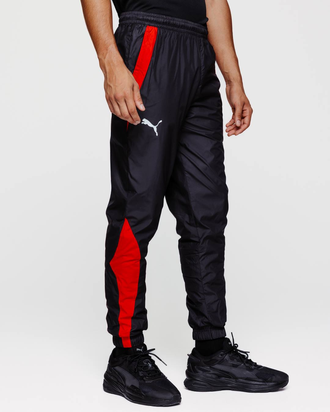 FootKorner TestingPantalon de survêtement Milan AC  - Noir/Rouge
