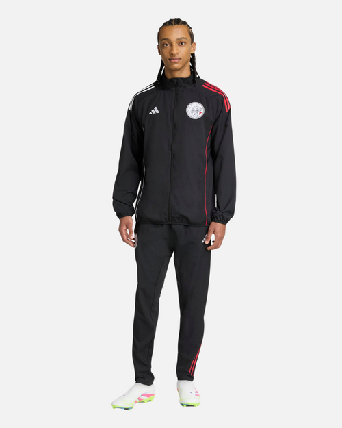 Pantalon de survêtement Ajax Amsterdam 2025/2026 - Noir/Rouge - FootKorner Testing
