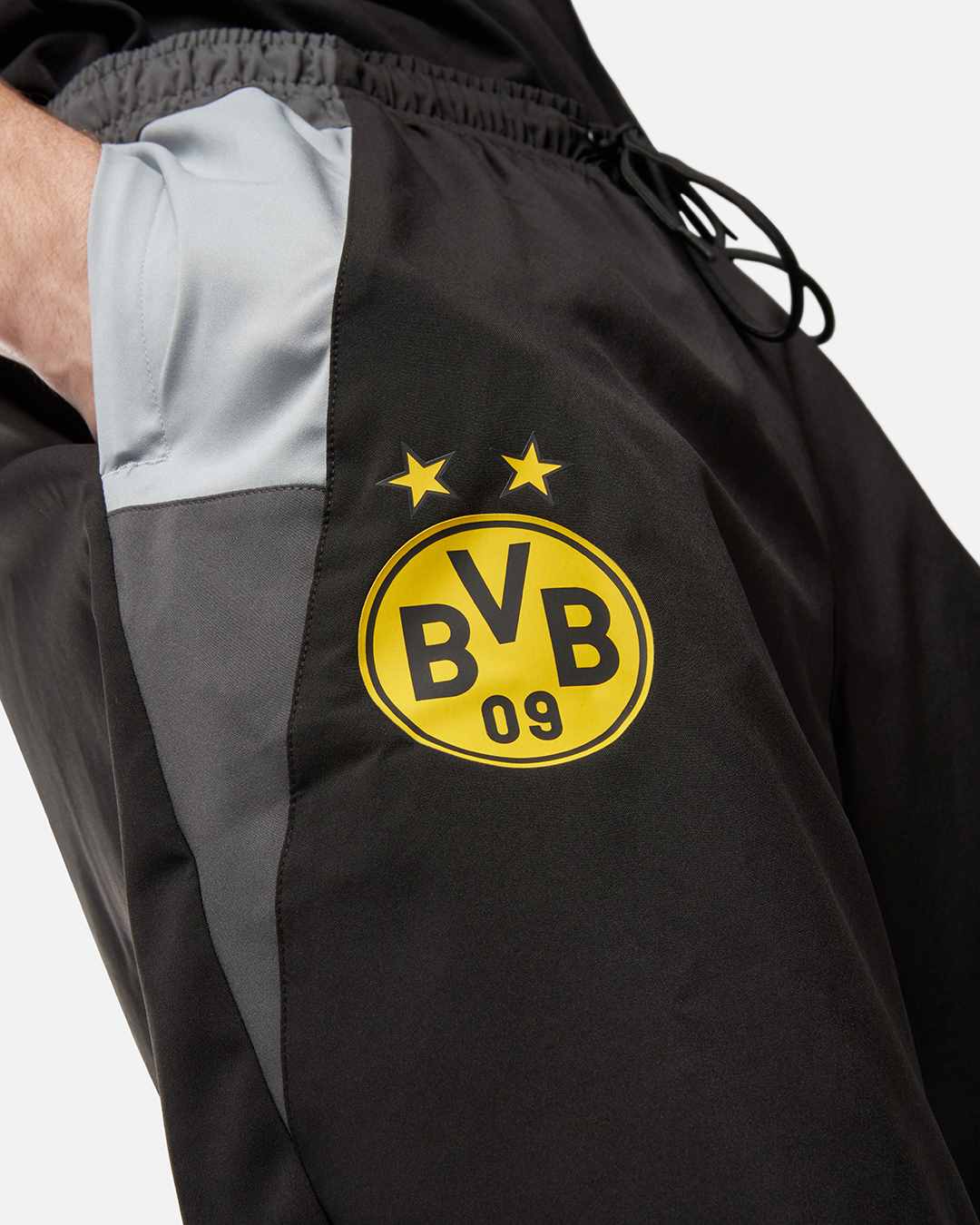 FootKorner TestingPantalon de survêtement Dortmund - Noir/Gris/Blanc