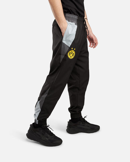 Pantalon de survêtement Dortmund - Noir/Gris/Blanc - FootKorner Testing