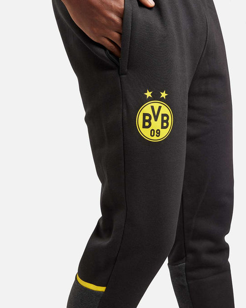 Pantalon de survêtement Dortmund Casual  - Noir/Jaune - FootKorner Testing