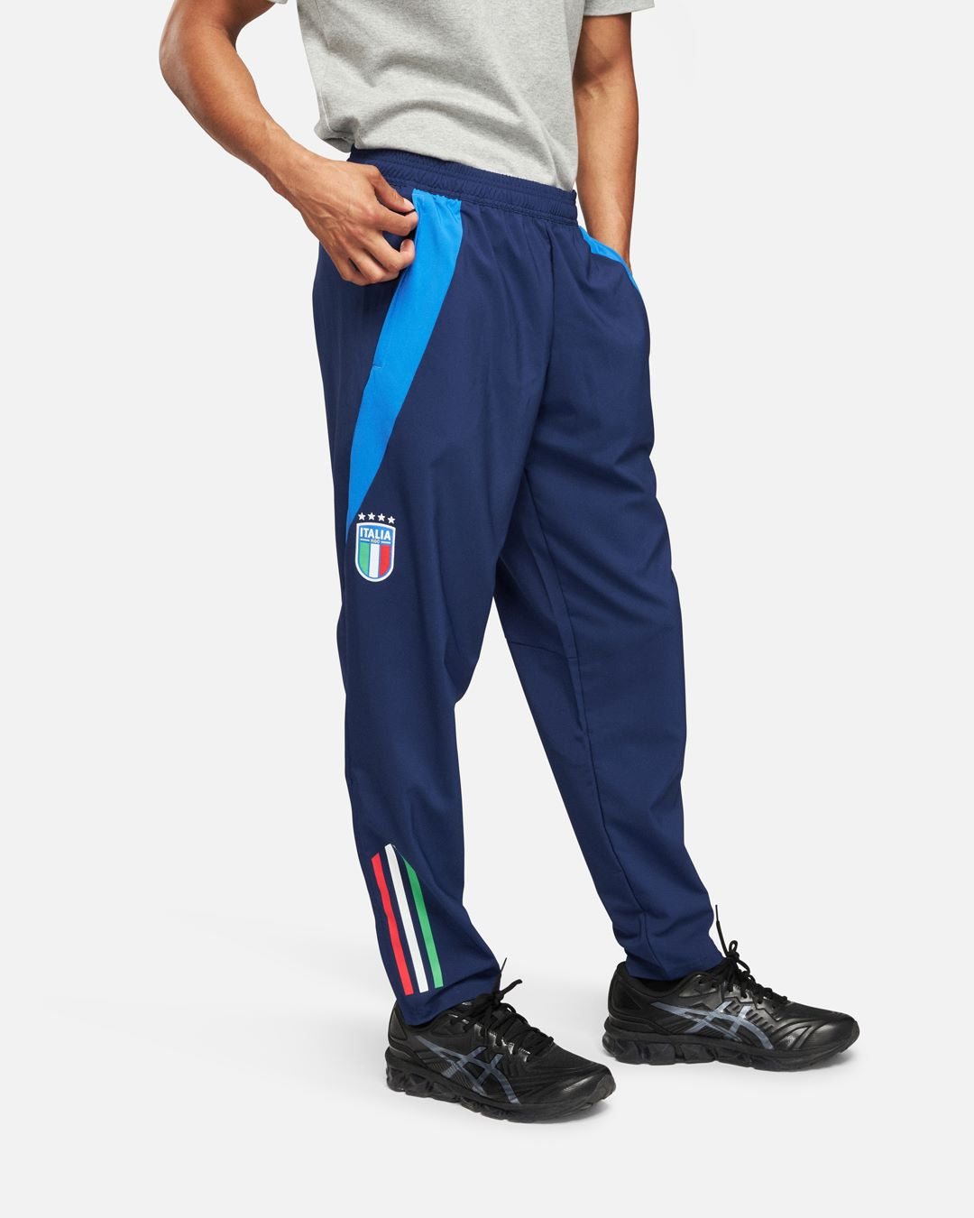 FootKorner TestingPantalon de survêtement Italie 2024 - Bleu