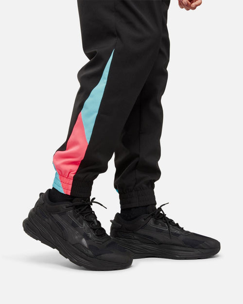 Pantalon de survêtement Manchester City - Noir/Rose/Bleu - FootKorner Testing