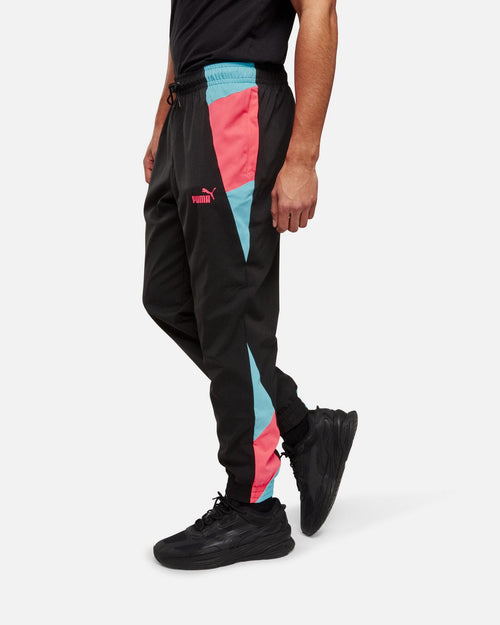 Pantalon de survêtement Manchester City - Noir/Rose/Bleu - FootKorner Testing