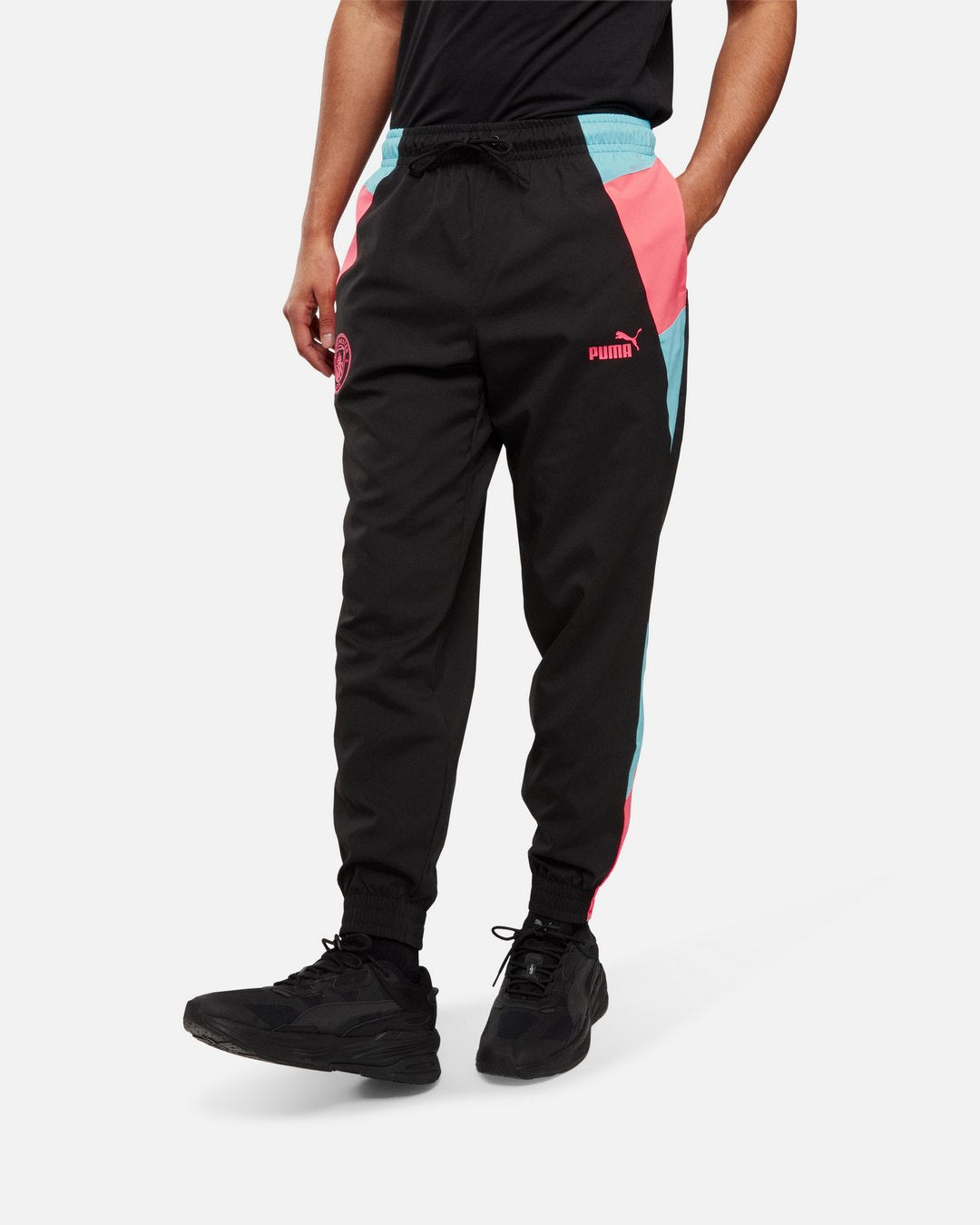 FootKorner TestingPantalon de survêtement Manchester City - Noir/Rose/Bleu