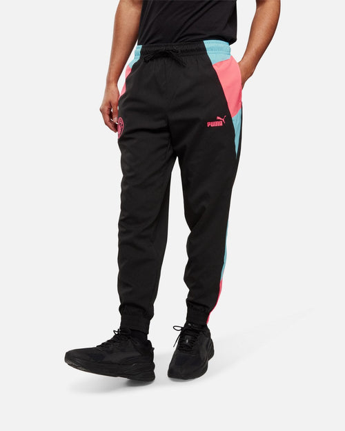 Pantalon de survêtement Manchester City - Noir/Rose/Bleu - FootKorner Testing