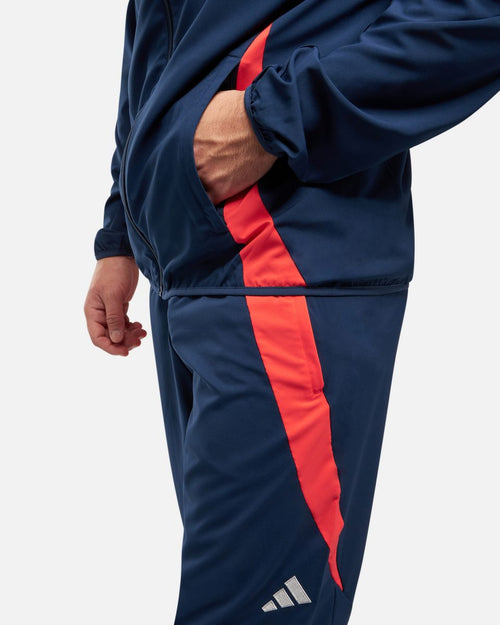 Pantalon de survêtement Manchester United 2024/2025 - Bleu/Orange - FootKorner Testing