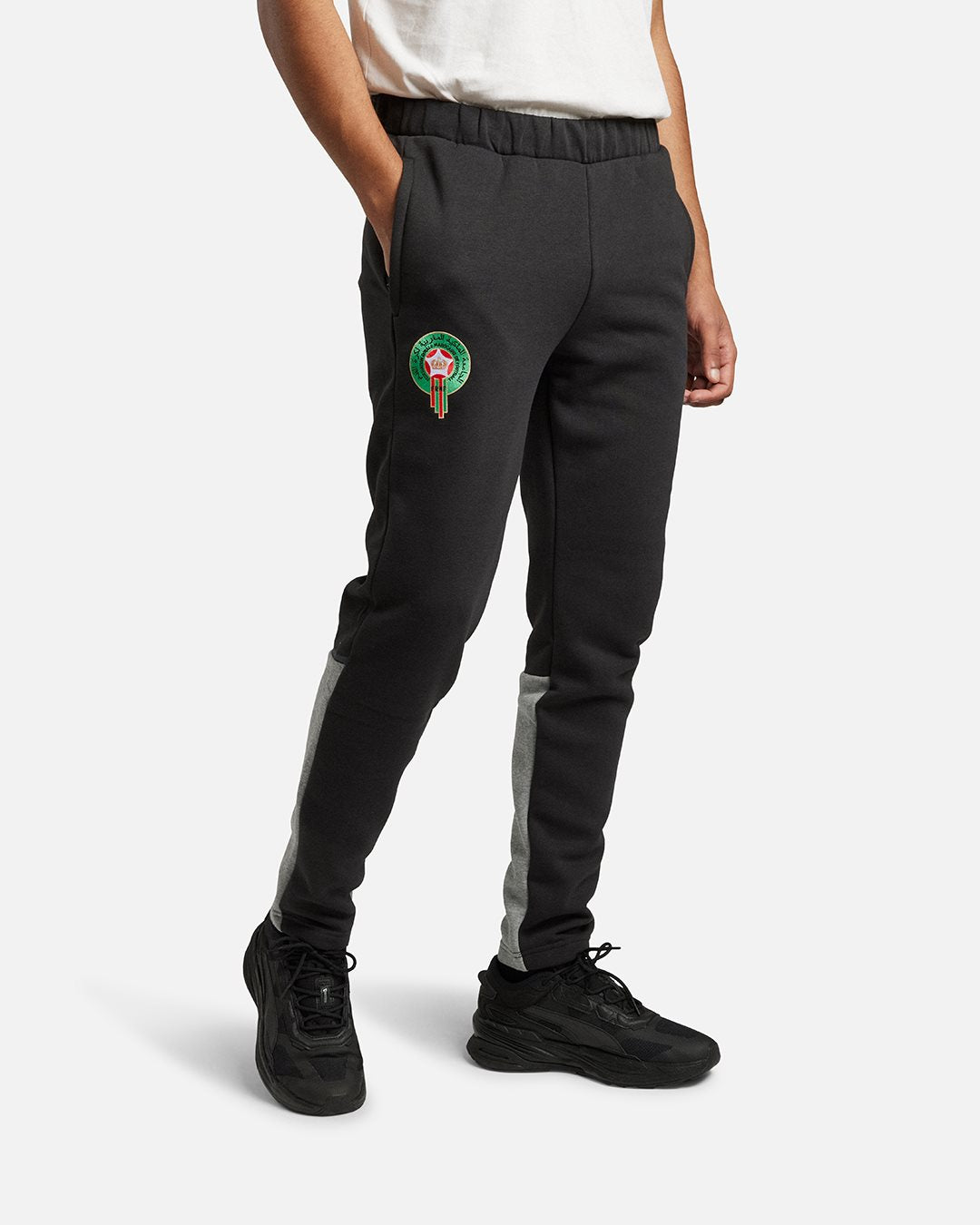 FootKorner TestingPantalon de Survêtement Maroc  - Noir/Gris