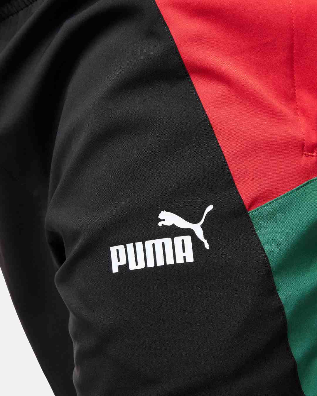 FootKorner TestingPantalon de survêtement Maroc 2024 - Noir/Rouge/Vert