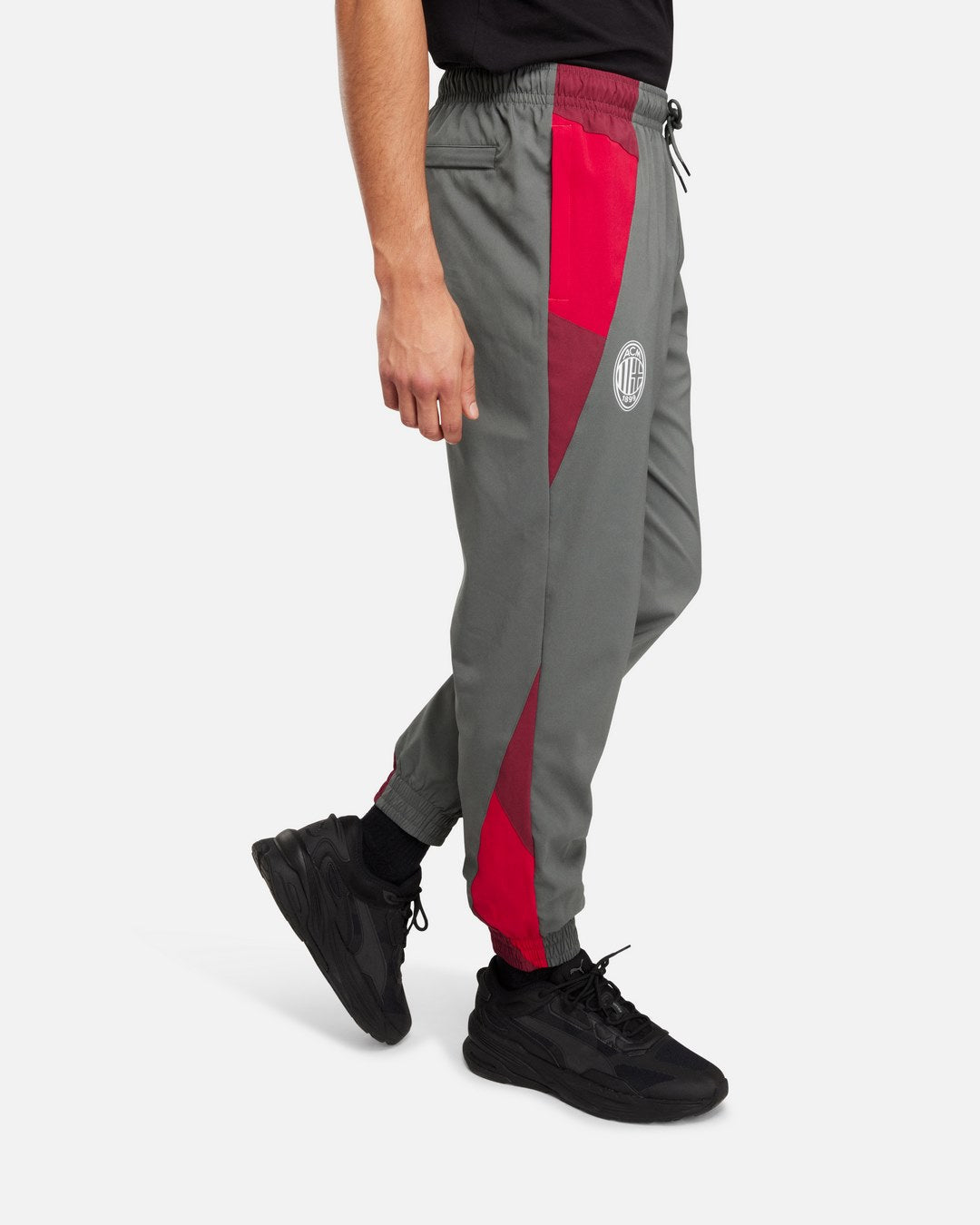 FootKorner TestingPantalon de survêtement Milan AC - Gris/Rouge