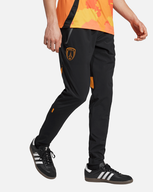 Pantalon de survêtement Paris FC x Jefe - Noir/Orange - FootKorner Testing