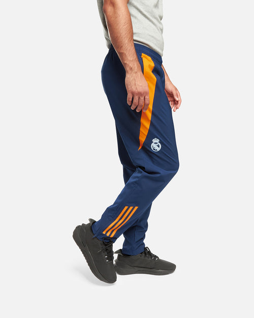 Pantalon de survêtement Real Madrid 2024/2025 - Bleu/Jaune - FootKorner Testing