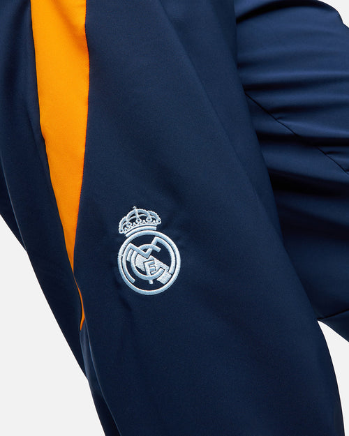 Pantalon de survêtement Real Madrid 2024/2025 - Bleu/Jaune - FootKorner Testing