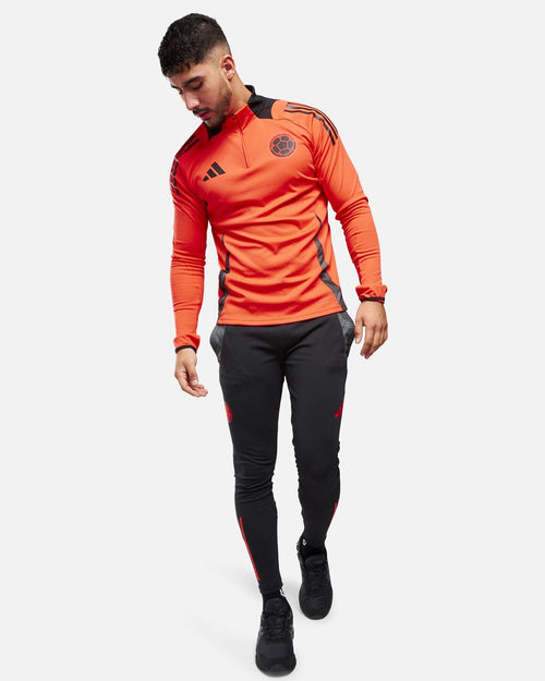 Pantalon d'entrainement Colombie 2024 - Noir/Orange - FootKorner Testing