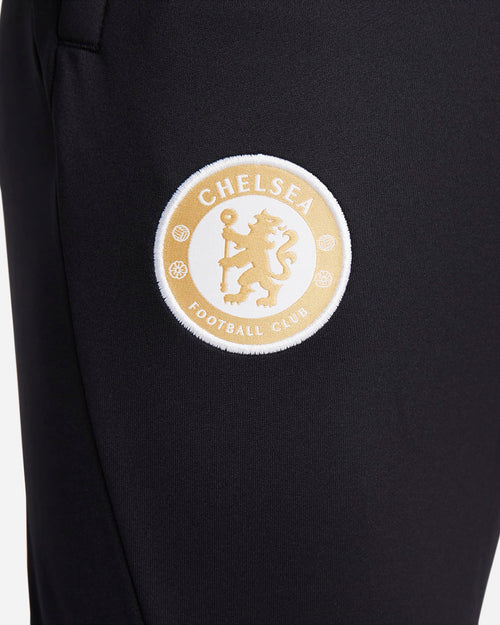 Pantalon d'entrainement Chelsea - Noir/Doré - FootKorner Testing
