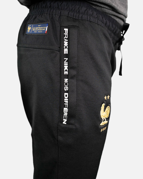 Pantalon d'entrainement Equipe de France 2022 - Noir/Doré - FootKorner Testing
