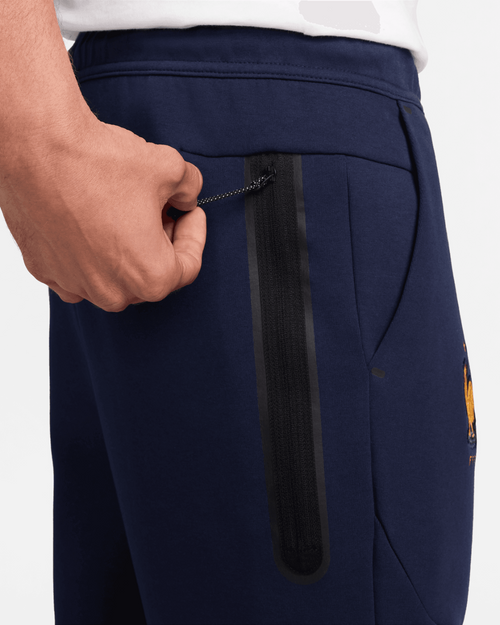 Pantalon Equipe de France Tech fleece 2024/2025 - Bleu/Or - FootKorner Testing