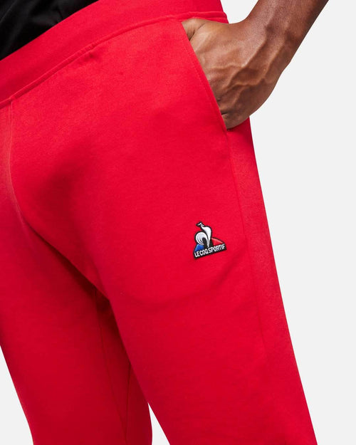 Pantalon Essentiels Le Coq Sportif Essentiels - Rouge - FootKorner Testing