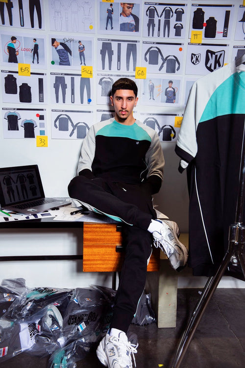 Pantalon FK Sicarios VI - Noir/Gris/Vert - FootKorner Testing