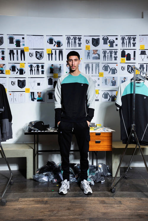 Pantalon FK Sicarios VI - Noir/Gris/Vert - FootKorner Testing