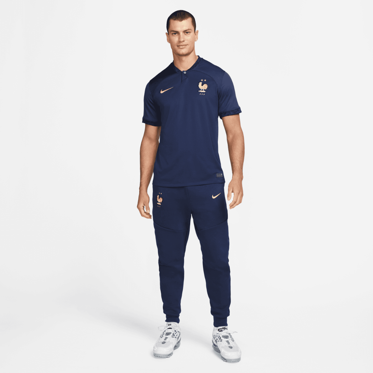 FootKorner TestingPantalon Equipe de France Tech Fleece 2022 - Bleu/Or