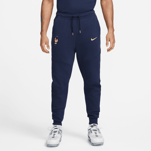 Pantalon Equipe de France Tech Fleece 2022 - Bleu/Or - FootKorner Testing