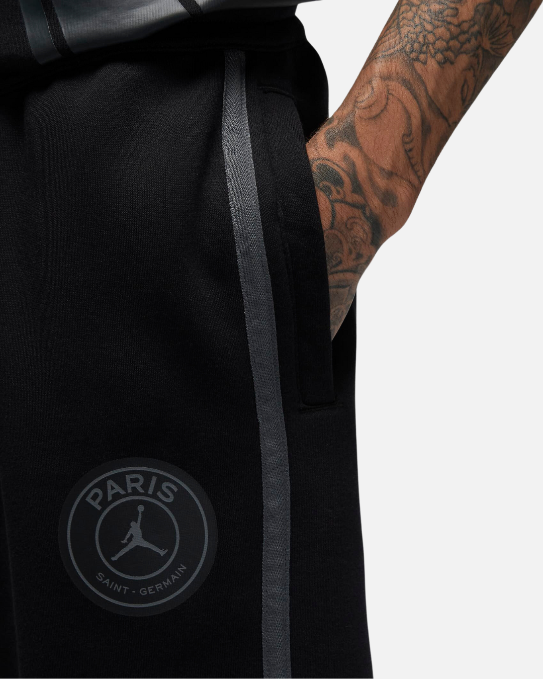 FootKorner TestingPantalon jogging PSG x Jordan Fleece - Noir/Gris/Orange