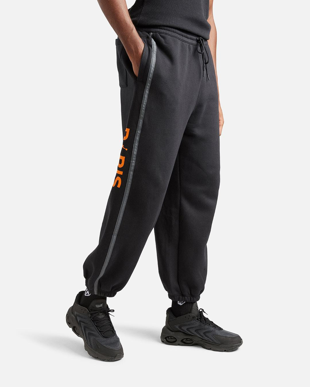 FootKorner TestingPantalon jogging PSG x Jordan Fleece - Noir/Gris/Orange