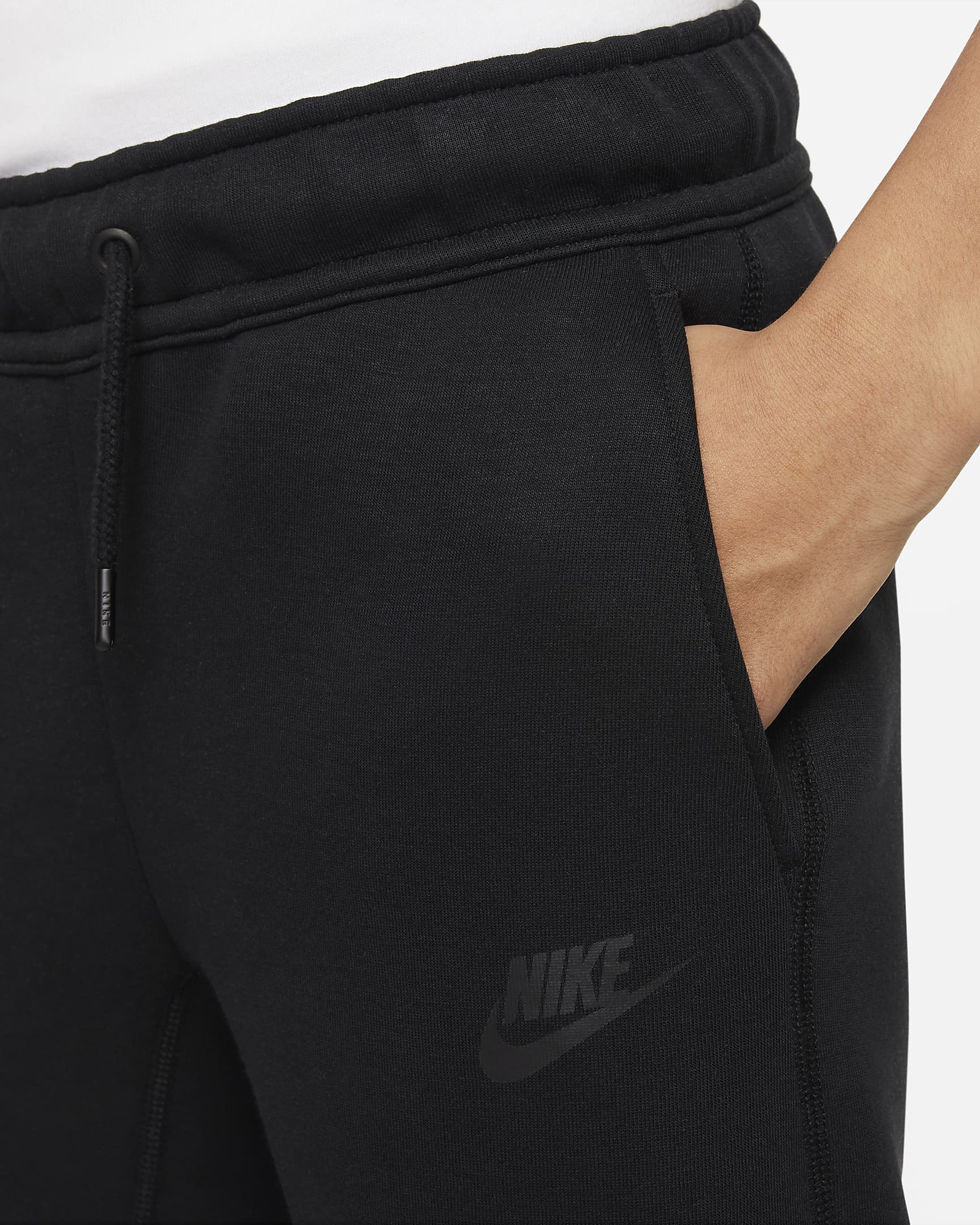 FootKorner TestingPantalon jogging Nike Tech Fleece Junior - Noir
