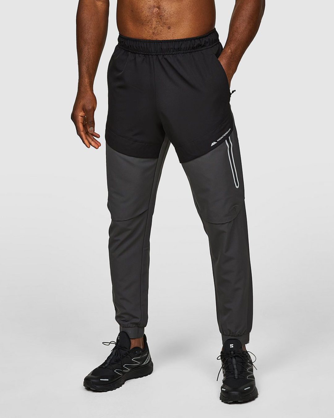 FootKorner TestingPantalon Monterrain Réfraction - Noir/Gris