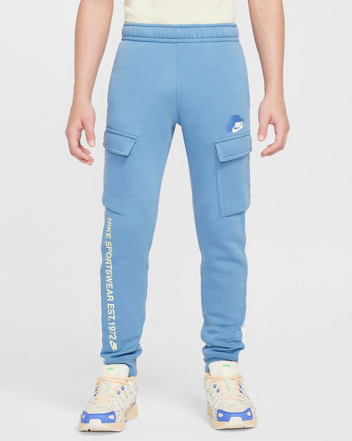 Pantalon Nike Cargo Fleece Junior - Bleu - FootKorner Testing