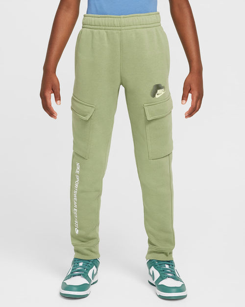 Pantalon Nike Cargo Fleece Junior - Vert - FootKorner Testing