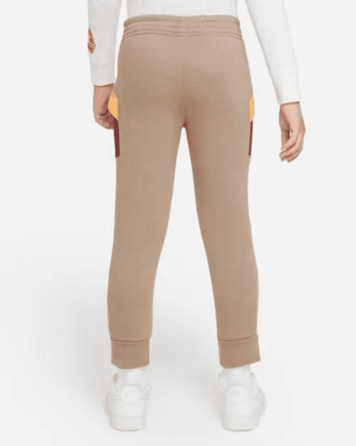 Pantalon Nike Great Outdoors FLC Enfant- Marron/Rouge - FootKorner Testing