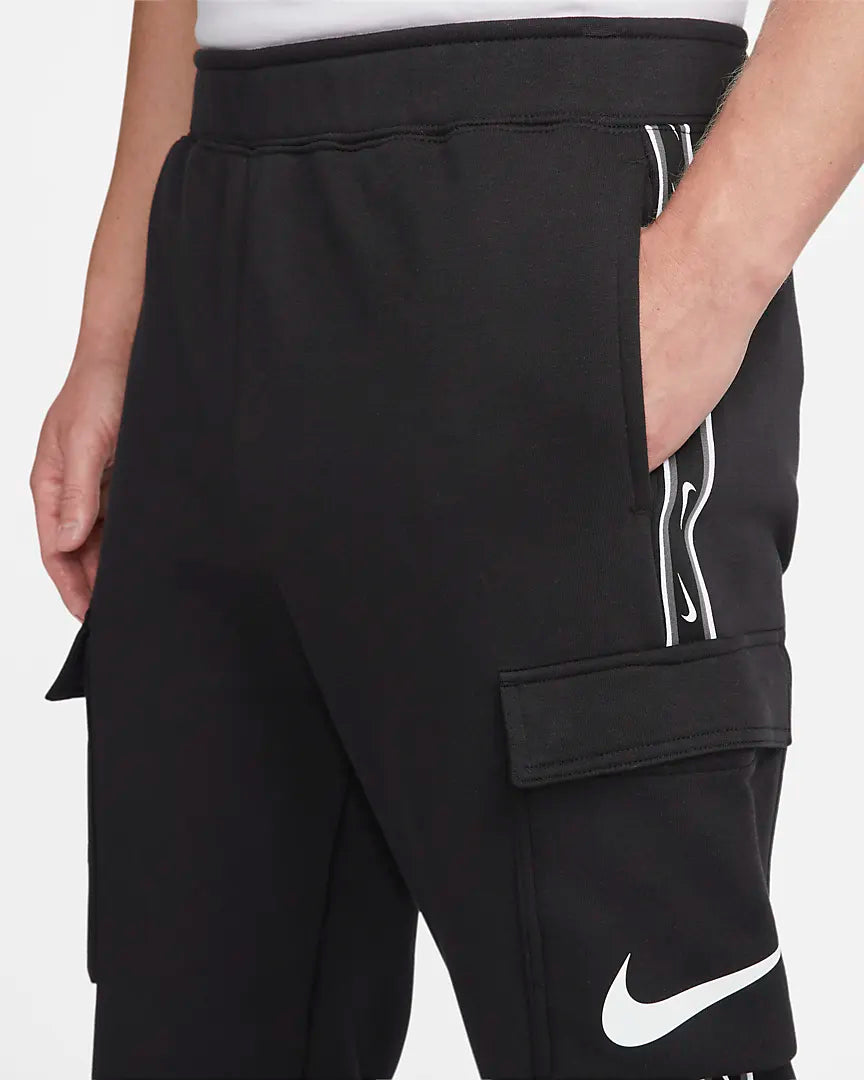 FootKorner TestingPantalon Nike Sportswear Repeat - Noir/Blanc/Gris