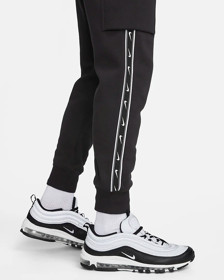 FootKorner TestingPantalon Nike Sportswear Repeat - Noir/Blanc/Gris