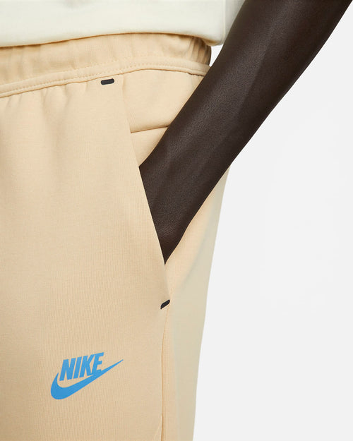 Pantalon jogging Nike Tech Fleece - Beige/Bleu - FootKorner Testing