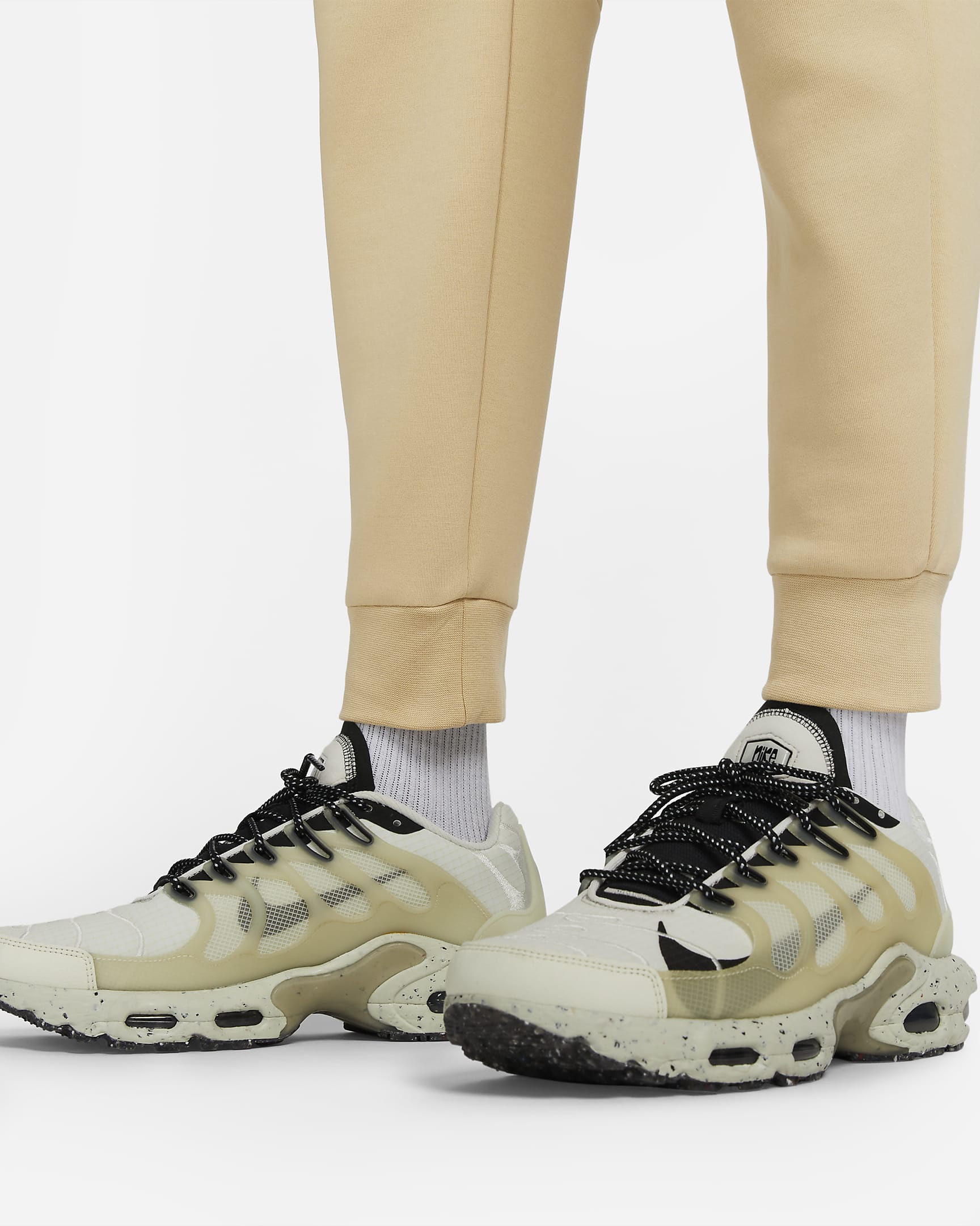 FootKorner TestingPantalon jogging Nike Tech Fleece - Beige/Bleu