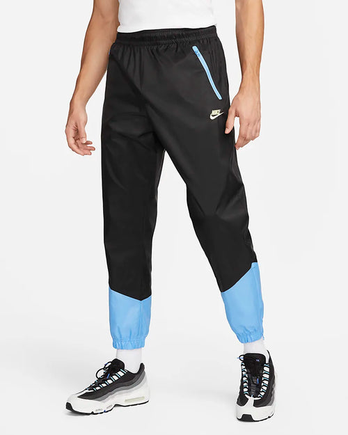 Pantalon Nike Windrunner - Noir/Bleu - FootKorner Testing