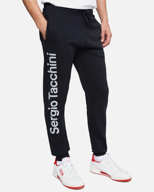 Pantalon Sergio Tacchini Nizard - Noir/Blanc - FootKorner Testing
