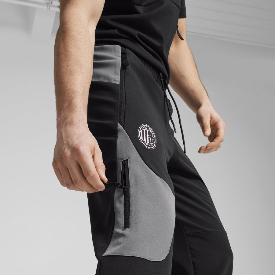 FootKorner TestingPantalon de survêtement Milan AC Pumatech - Noir/Gris