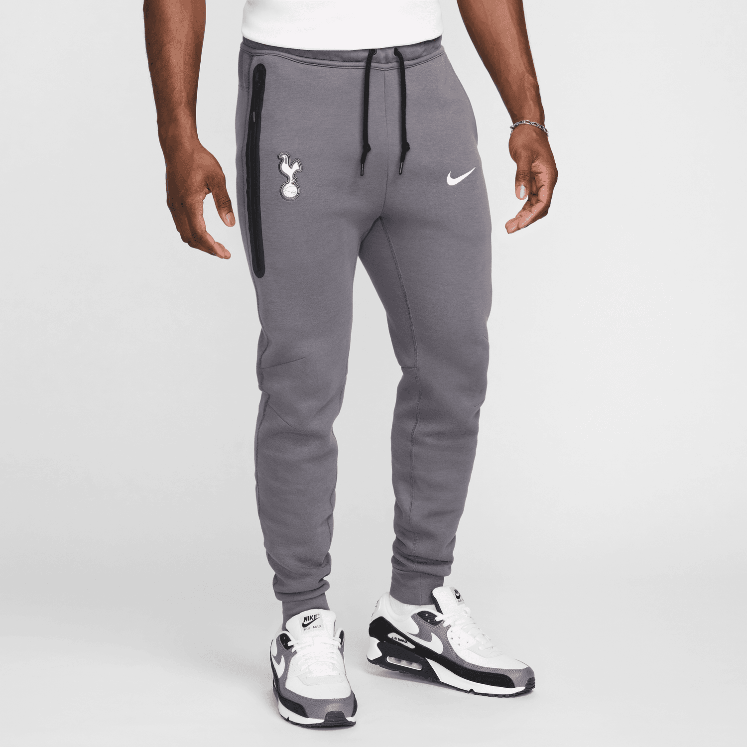 FootKorner TestingPantalon Tottenham fleece 2024/2025 - Gris/Noir