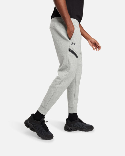 Pantalon Under Armour Unstoppable Fleece - Gris/Noir - FootKorner Testing