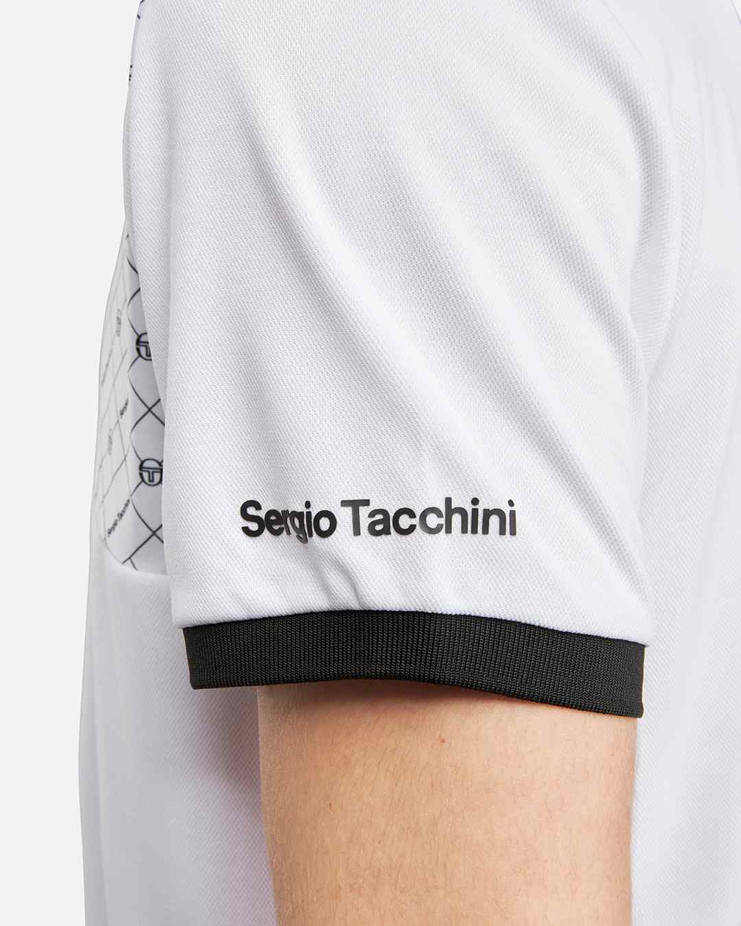 FootKorner TestingPolo Sergio Tacchini Diamante - Blanc/Noir