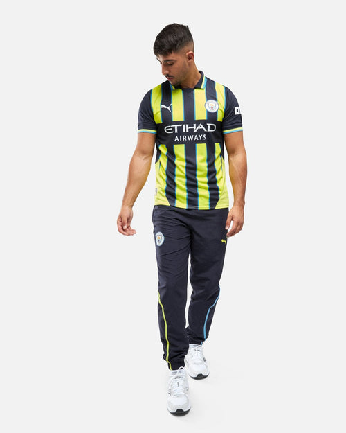 Maillot Extérieur Manchester City 2024/2025 - Jaune/Noir/Bleu - FootKorner Testing