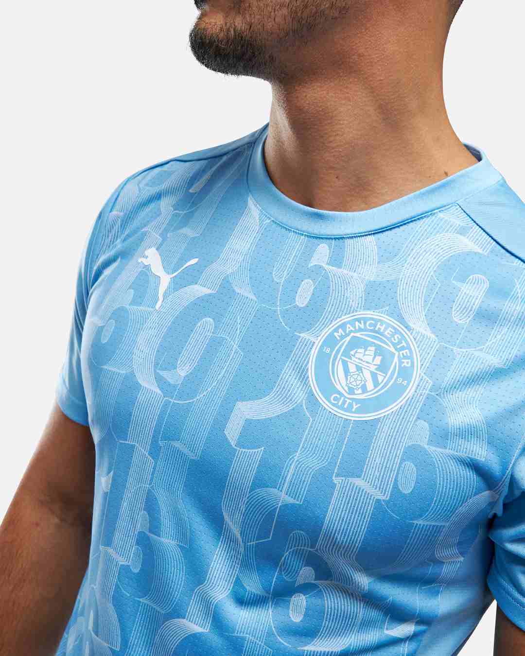 FootKorner TestingMaillot Pré-Match Manchester City 2024/2025 - Bleu