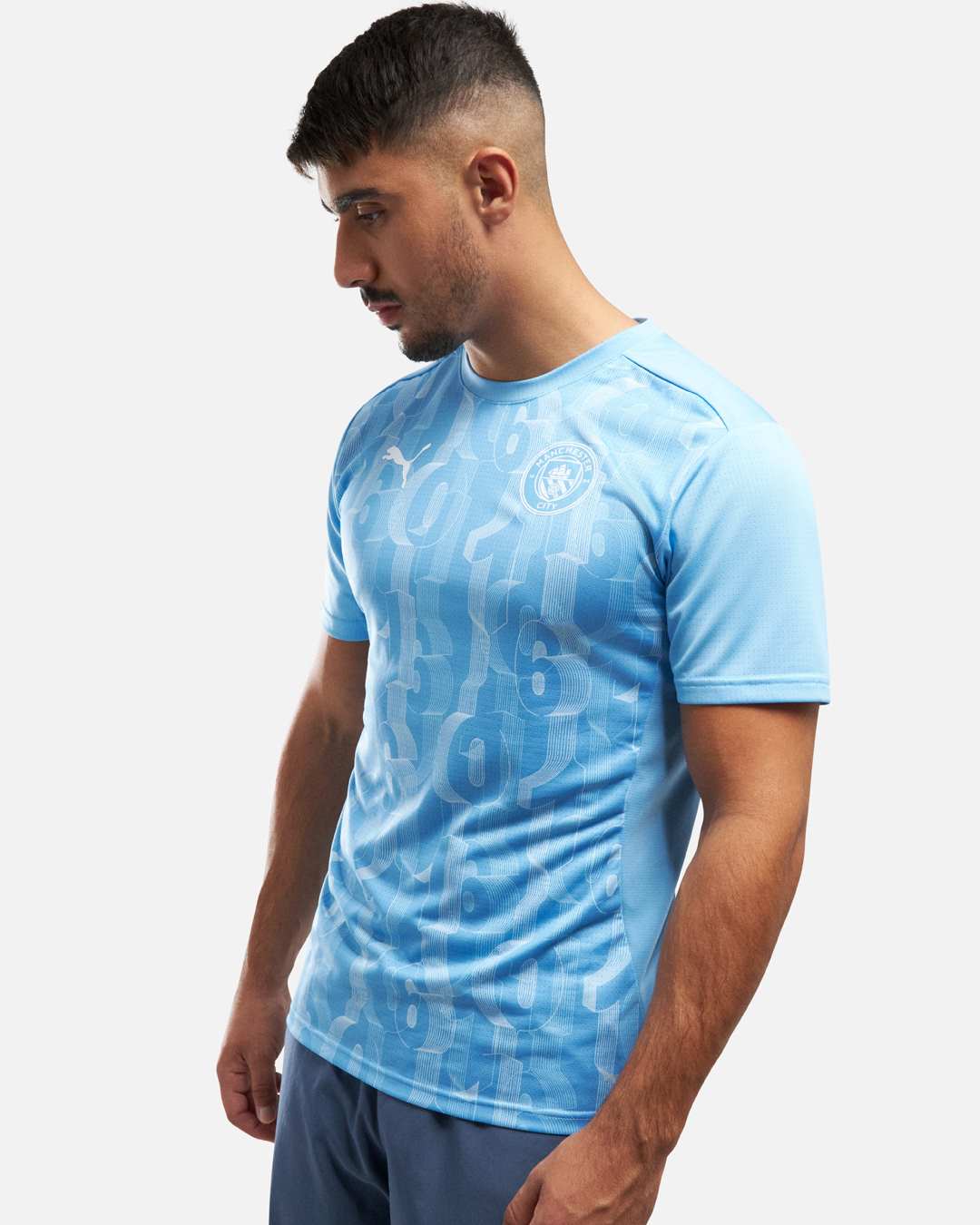 FootKorner TestingMaillot Pré-Match Manchester City 2024/2025 - Bleu